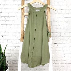 Anthropologie | Cloth & Stone Cutout Halter Top